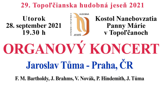 Pozvánka na Organový koncert.