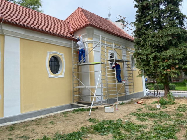 Zrenovovaný vonkajšok Kaplnky Panny Márie Karmelskej