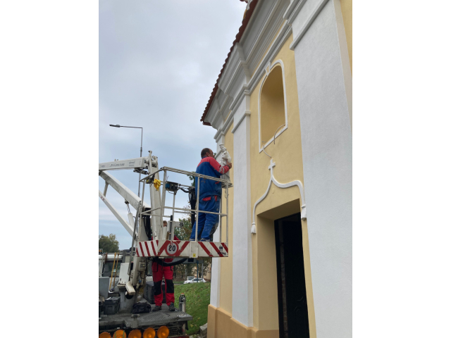 Zrenovovaný vonkajšok Kaplnky Panny Márie Karmelskej