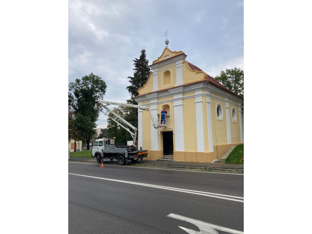 Zrenovovaný vonkajšok Kaplnky Panny Márie Karmelskej