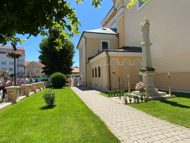 POŽEHNANIE OBNOVENEJ SOCHY SV. ANTONA PADUÁNSKEHO (12.6.2022)