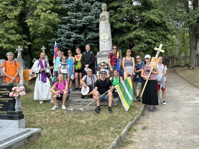 Pešia púť z Topoľčian do Šaštína 20.7.2023 