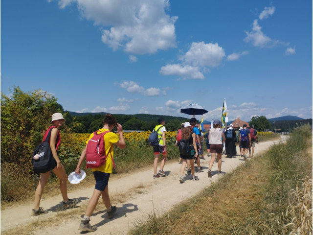 Pešia púť z Topoľčian do Šaštína 20.7.2023 