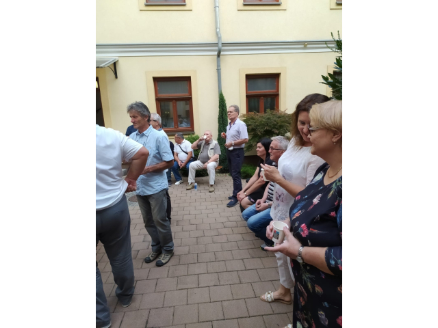 Relikviár sv. Floriána + stretnutie so spevokolom