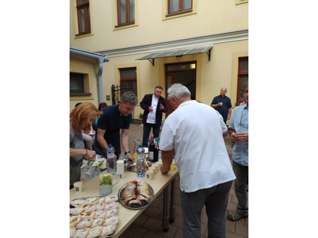 Relikviár sv. Floriána + stretnutie so spevokolom