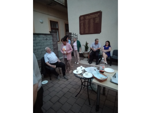 Relikviár sv. Floriána + stretnutie so spevokolom