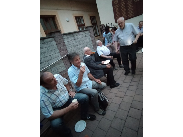 Relikviár sv. Floriána + stretnutie so spevokolom