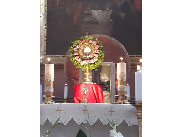 Relikviár sv. Floriána + stretnutie so spevokolom