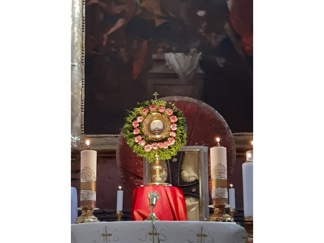 Relikviár sv. Floriána + stretnutie so spevokolom