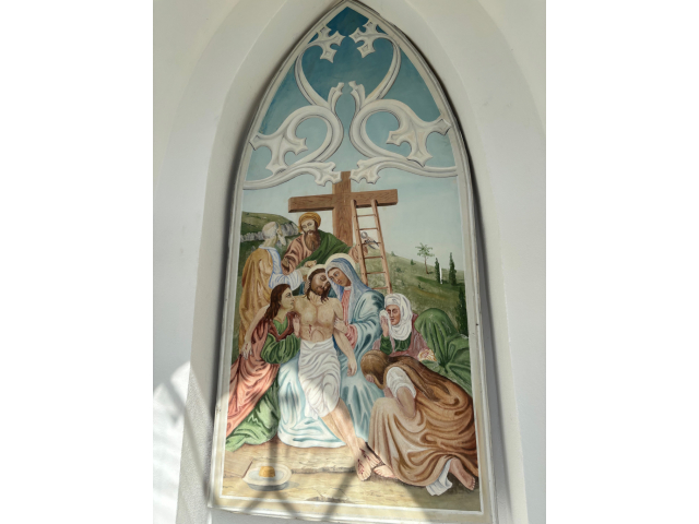 OBNOVENÉ XII. a XIII. ZASTAVENIE NA KALVÁRII V TOPOĽČANOCH