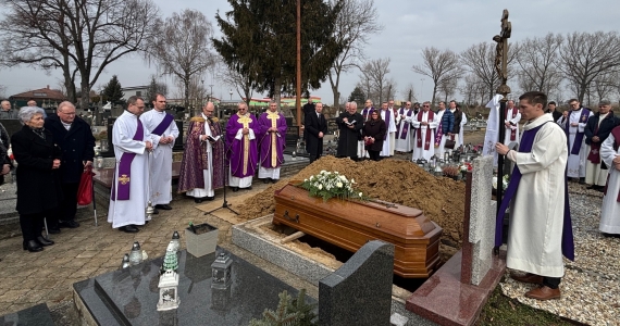 Pohreb pána Eduarda Kršáka v Nemčiciach