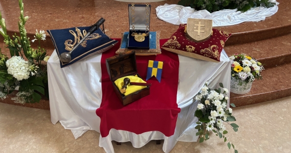 Požehnanie symbolov mesta Topoľčany