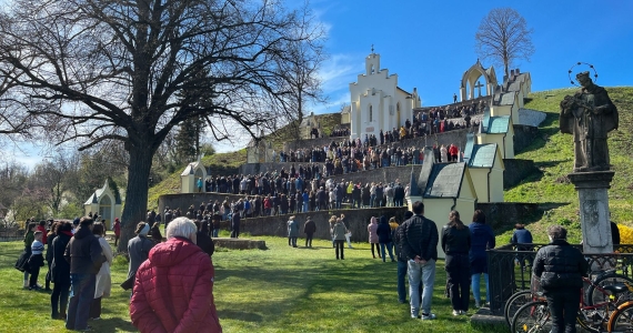 Krížová cesta na Kalvárii v Topoľčanoch