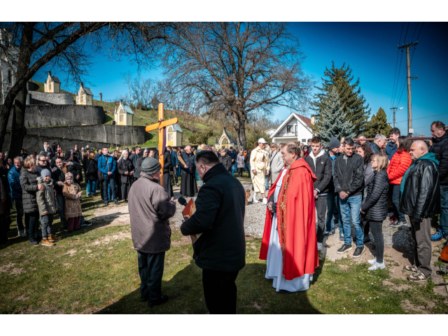 Krížová cesta na Kalvárii v Topoľčanoch