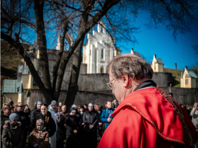 Krížová cesta na Kalvárii v Topoľčanoch