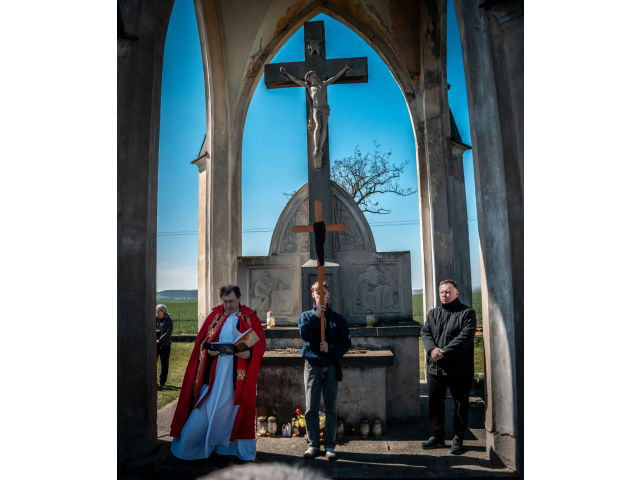 Krížová cesta na Kalvárii v Topoľčanoch