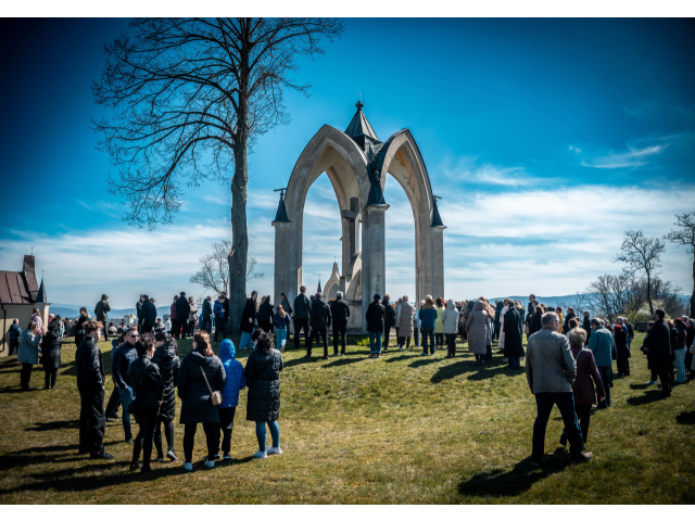Krížová cesta na Kalvárii v Topoľčanoch
