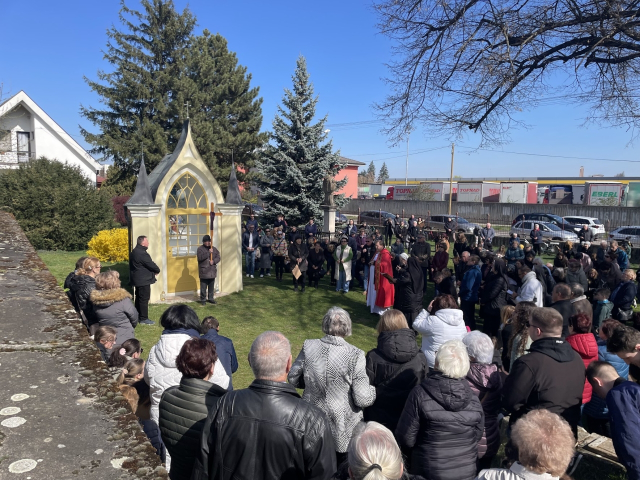Krížová cesta na Kalvárii v Topoľčanoch