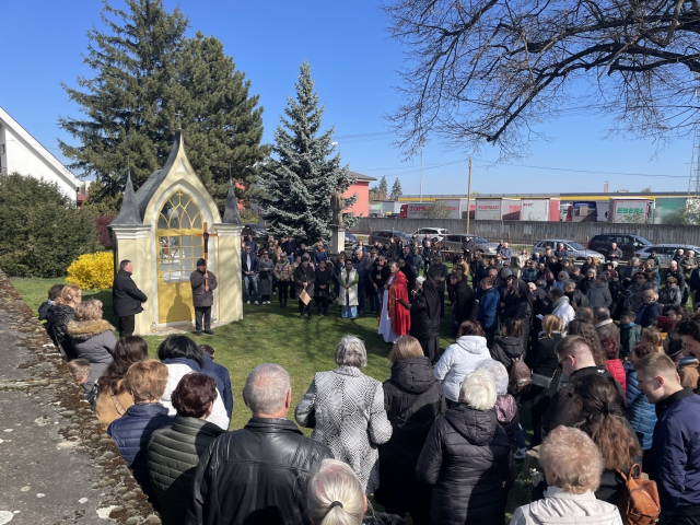 Krížová cesta na Kalvárii v Topoľčanoch