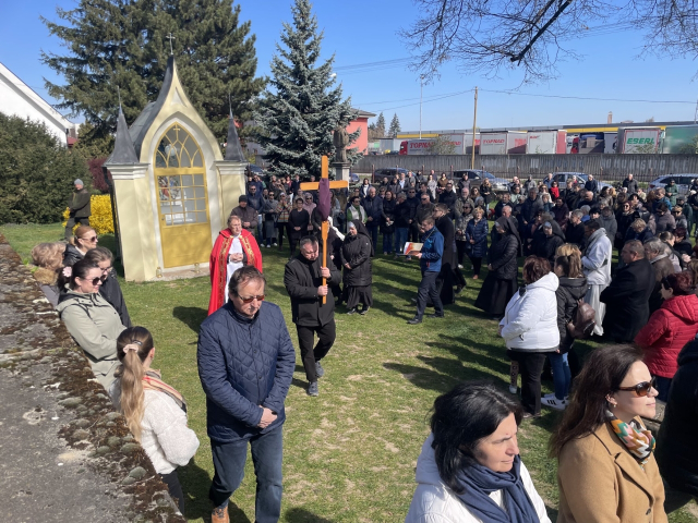 Krížová cesta na Kalvárii v Topoľčanoch