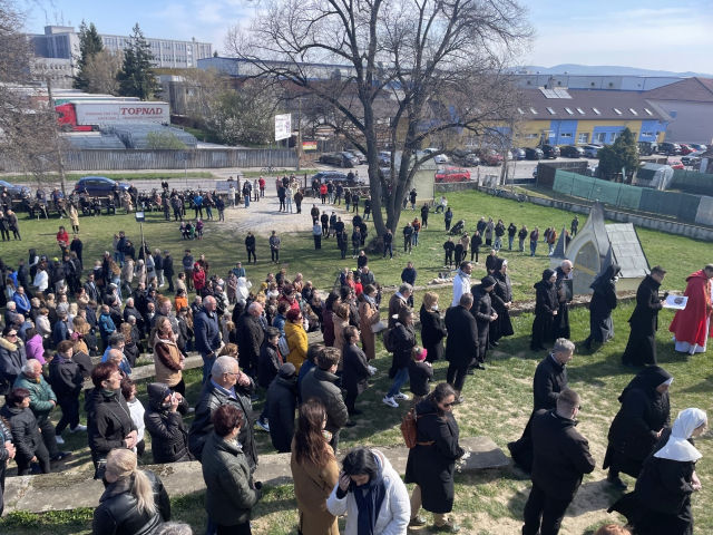 Krížová cesta na Kalvárii v Topoľčanoch