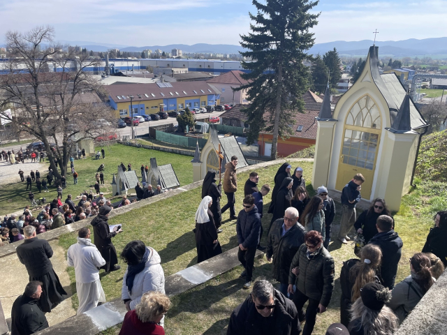 Krížová cesta na Kalvárii v Topoľčanoch