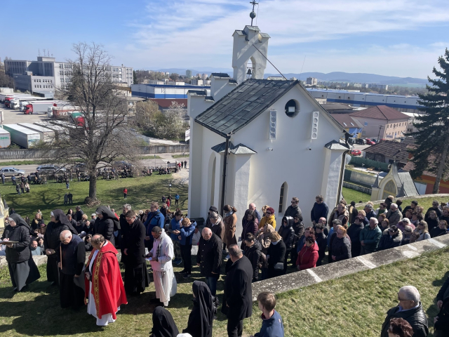 Krížová cesta na Kalvárii v Topoľčanoch