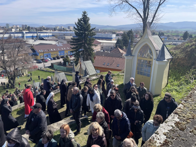 Krížová cesta na Kalvárii v Topoľčanoch
