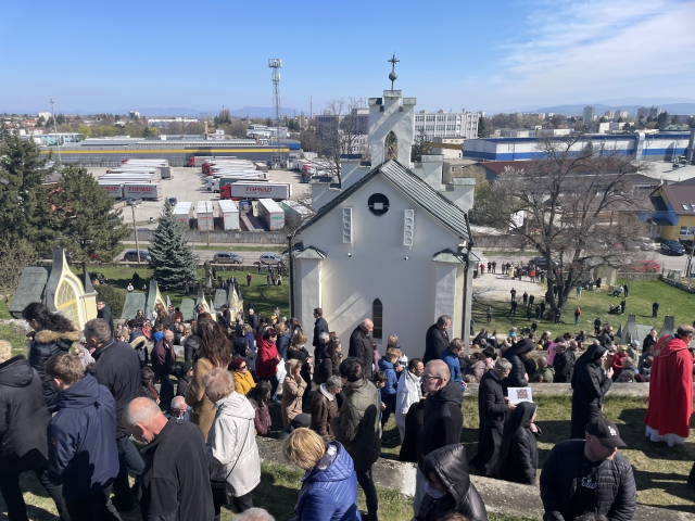 Krížová cesta na Kalvárii v Topoľčanoch