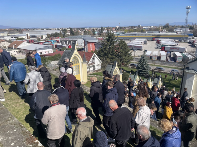 Krížová cesta na Kalvárii v Topoľčanoch