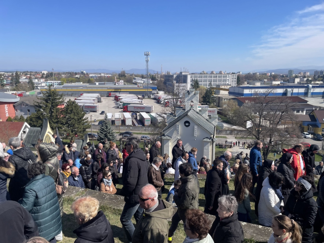 Krížová cesta na Kalvárii v Topoľčanoch