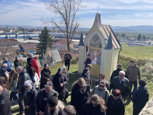 Krížová cesta na Kalvárii v Topoľčanoch