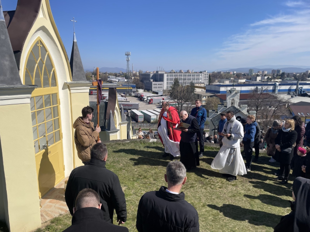 Krížová cesta na Kalvárii v Topoľčanoch