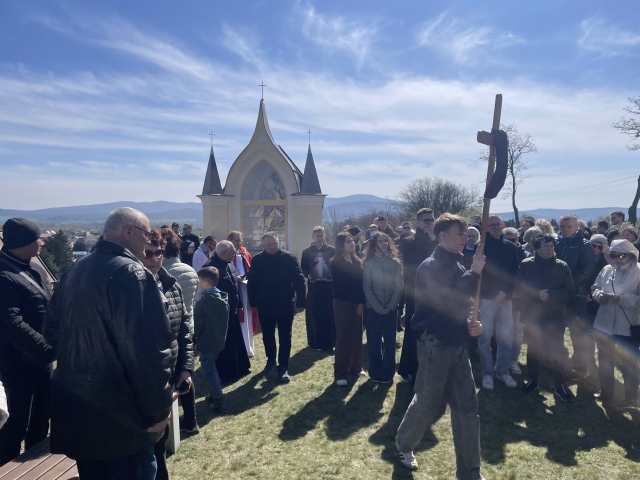 Krížová cesta na Kalvárii v Topoľčanoch