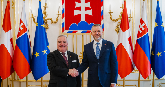 Pellegrini prijal veľmajstra Maltézskeho rádu a navštívili centrum v Topoľčanoch