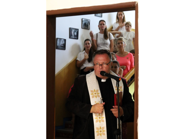 Požehnanie nového elektrického organu
