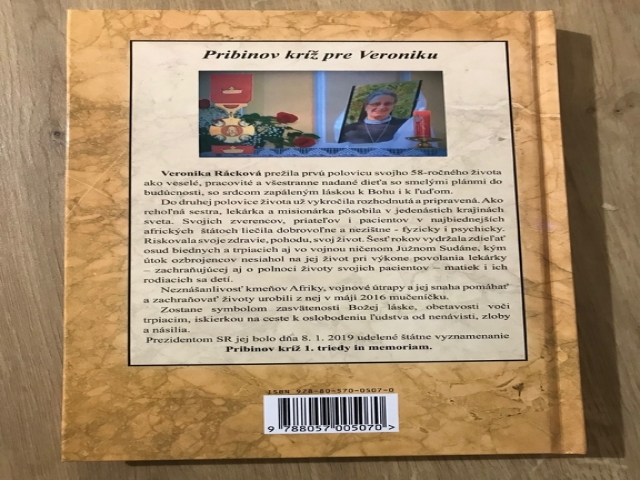 V ponuke je kniha s názvom Slovenská mučeníčka