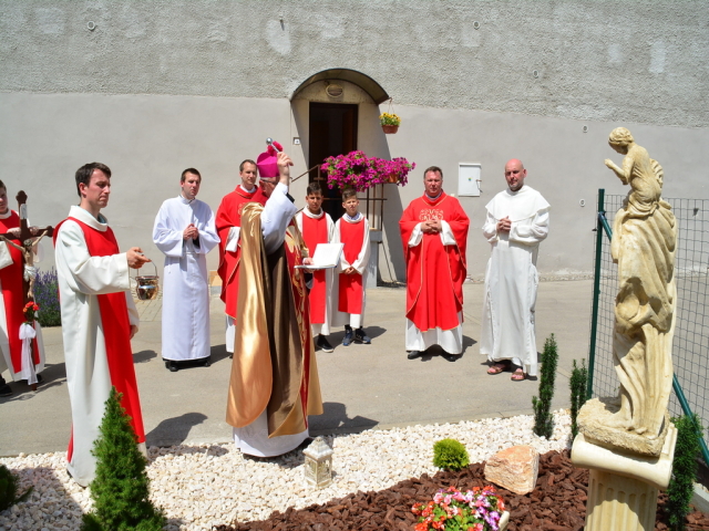 Požehnanie novopostavenej sochy sv. Krištofa (15.6.2019)