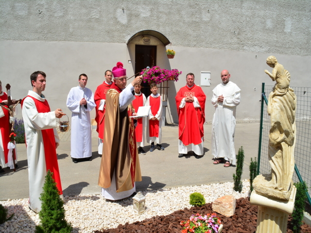 Požehnanie novopostavenej sochy sv. Krištofa (15.6.2019)