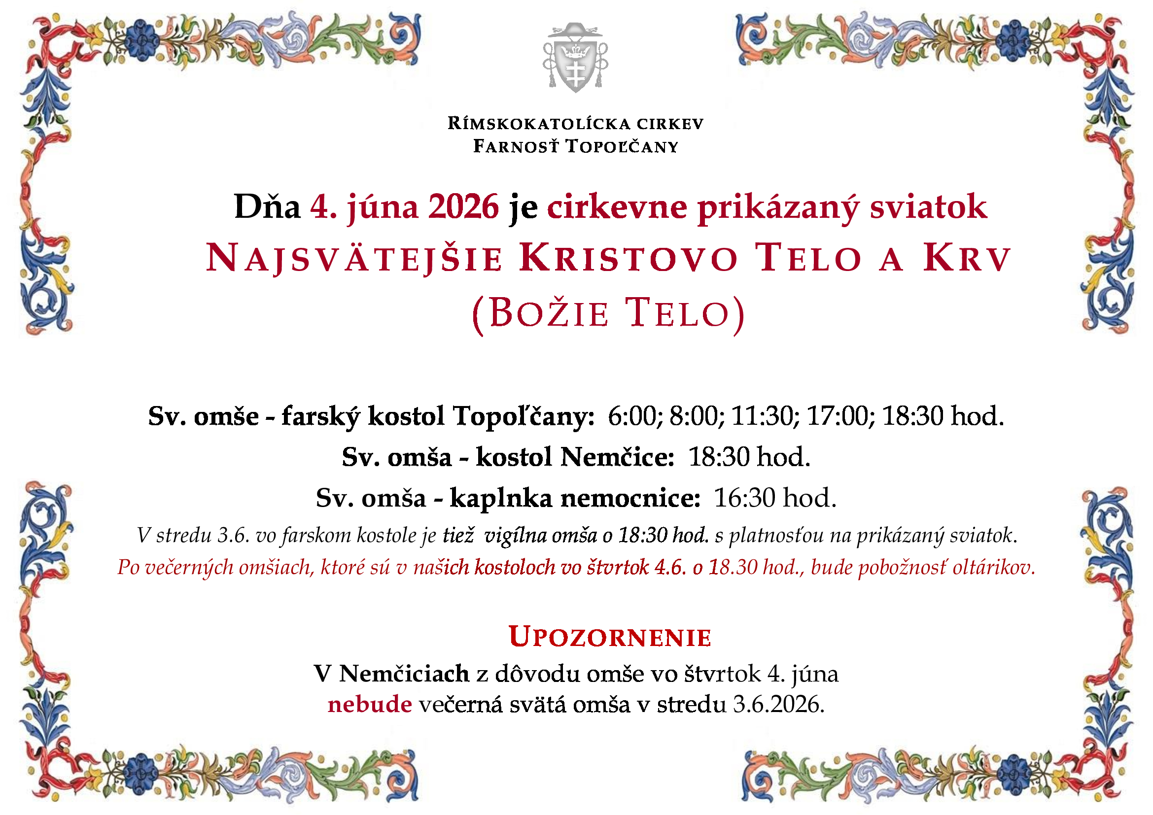 Oznámenie